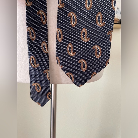 Rare Vintage PROCHOWNICK Paisley 100% Seta / Silk Mens neck tie ~ - Picture 10 of 11